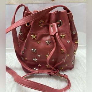 Jimmy Choo Pink Star-Embellished Bag